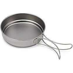 350ml / 500ml poignée titrable ultra-légère titanique ultra-légère de casserole de cookware de casserole de friture extérieure