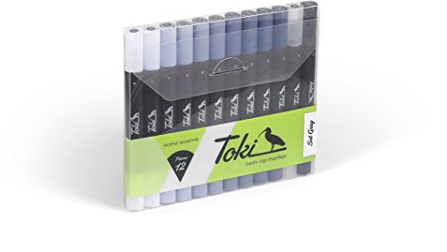 Preisvergleich Produktbild Toki Layoutmarker 12er Set grey