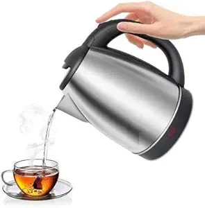 Bybugy?Electric Kettle with Stainless Steel Body, 1.8 litres Boiler for Water, Instant Noodles, Soup etc. Kettle_0.1