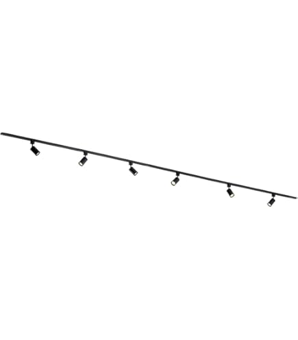 Smart railsysteem met 6 spots zwart 1-fase 300cm - Iconic Jeana