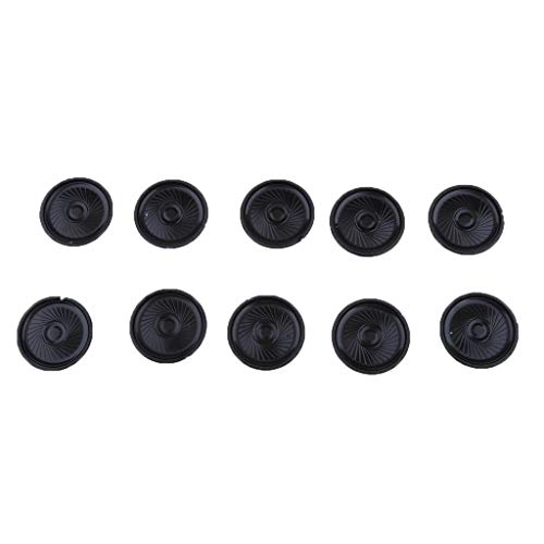 Preisvergleich Produktbild perfeclan 10pieces Vollbereichslautsprecher 0.5w 8ohm Runder Lautsprecher 40x40mm