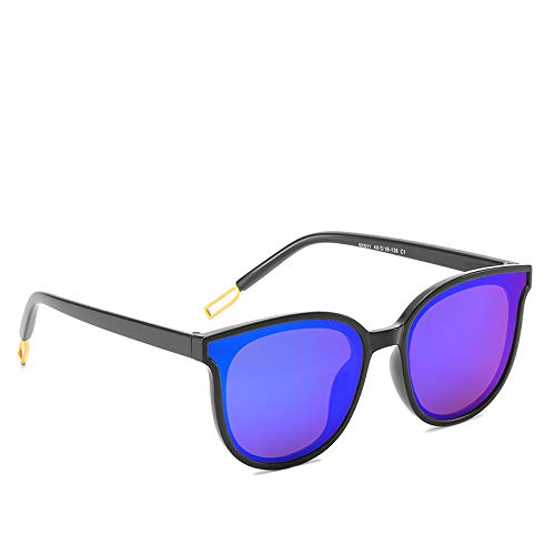 Preisvergleich Produktbild CFLFDC Sonnenbrillen Männer Sonnenbrillen Auge Frauen Überdimensionierte Polarisierte Sonnenbrille Dame 100% Uv-lampe Black Box dunkelblau (Taschentuch)