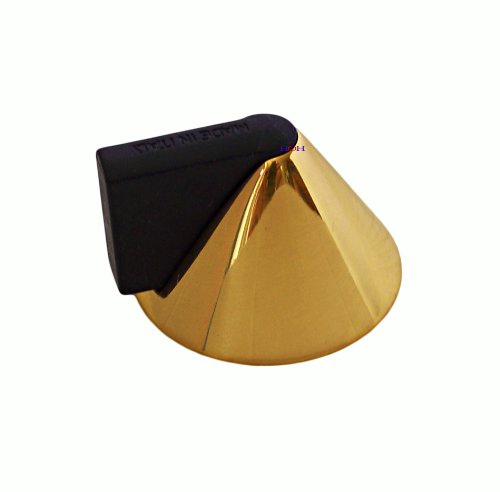Türstopper TS-24947 Messing poliert Bodenmontage Türpuffer Wandabstandshalter