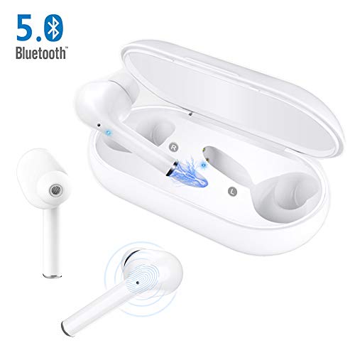 Cascos inalambricos Bluetooth M6s / Auriculares Bluetooth 5.0 / Auriculares estéreo inalámbricos/Mini Auriculares Deportivos con micrófono y Caja de Carga/Compatible con Todos LOS Dispositivos