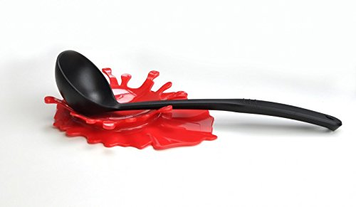 Splash Auffangschale Küchendeko rot 20x15cm - 3