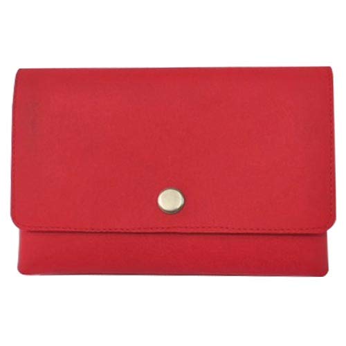 MAGNIEN Pilulier Semainier Simili Cuir Rouge