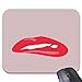 Produktbild Girly Sexy Bite Lips Print Mouse Pads 11.8 x 9.7inch