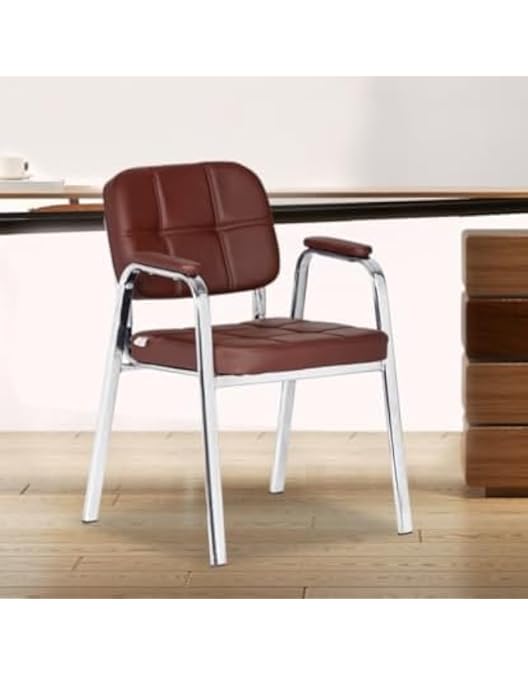 Da URBAN® Dalton Leatherette | Heavy Duty Metal Frame| Visitor