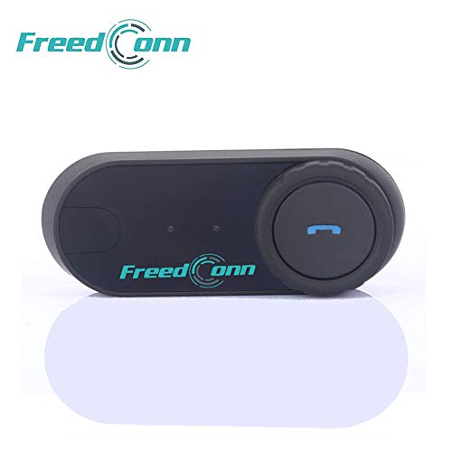 FreedConn Casco de la Motocicleta intercomunicador Bluetooth,Auricular Bluetooth de la Motocicleta walkie-Talkie, Motocicleta Auricular Bluetooth 800M, Esquiar Mejor Llamada(1 Pieza Cable Duro)