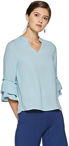 Van Heusen Women's Plain Regular Fit Shirt