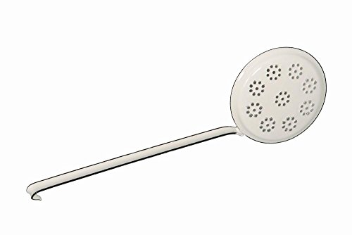 RIESS Backschaufel, Schaumlöffel, Schöpflöffel, Ø 12 cm, weiß