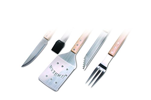 Jim Beam Grillbesteck mit Holzgrifffläche im Geschenkset, 5 tlg. - 3