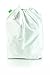Tots Bots PUL Large Drawstring Waterproof Nappy Storage Bag (White)