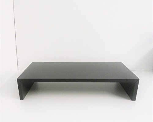 2. Wahl Design Monitortisch "Sauerland" Bildschirm Ständer Schreibtischregal Standfuß Graphit B / H / T 60 x 12 x 30 cm