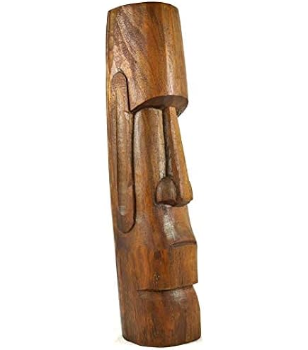 Coco Papaya Totem Indien XL 150cm en Bois Sculpté Coco Papaya Totem Indien XL 150cm en Bois Sculpté