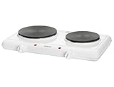 2 luces piloto Bomann 650070 - Cocina eléctrica portátil (2 fuegos)
