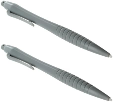 Large Ergonomic Touch Screen Stylus Pen - 2 Pack Grey | ZedLabz