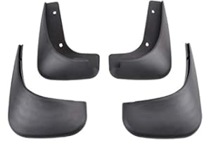 AIOFOGXC Front Rear Car Mud Flaps Mudflaps Splash Guards Mud Flap Mudguards Fender/Fit For VW Touran Caddy 2004-2010 (Color : Black)