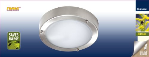 Ranex 5000.321 Rostfreie Edelstahl Deckenleuchte, Wandleuchte - 3