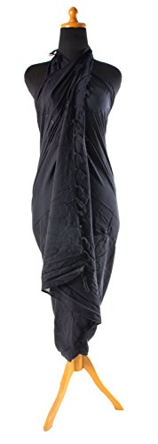 Beste Auswahl Großer Premium Sarong Pareo Wickelrock Strandtuch Schal Handtuch Wickelrock - 3