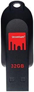 Strontium Pollex 32GB Flash Drive (Black/Red)