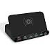 Produktbild Timstore Elektronisches Telefonzubehör Kabelloses Ladegerät, 6 USB-Port Qc3.0 Typ-C Schnellladung Kompatibel mit MacBook Pro/Air und iPad Pro Elektronisches Telefonzubehör (Farbe : Black)