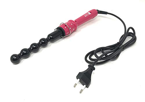 Plancha para el pelo, con bolas, rizador, para conseguir un cabello rizado u ondulado, de 210 ºC, térmica