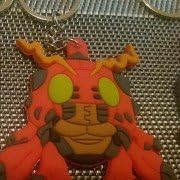 Digimon Tentomon Keychain Anime 1x Keyring Keychain Double Sided PVC Anime Premium