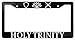 Price comparison product image Holy Trinity Glossy Black Metal License Plate Frame Cover Funny Car Accessory Auto Tag Novelty Gifts 6"x12"