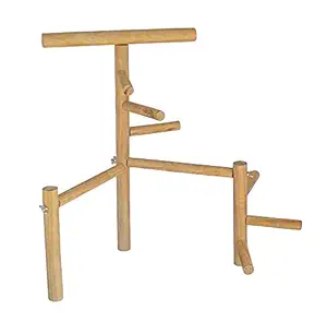 KSK Bird Cage Play Stand Toy Ladder Swing Parrot Perch Play Gym Playground Accessories Activity Center for Conure, Parakeets, Budgie, Cockatiels,Lovebirds,African Grey .