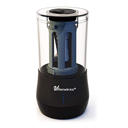 Preisvergleich Produktbild fggfgjg Multifunctional Sketch Electric Pencil Sharpener School Stationery Supplies(Black)