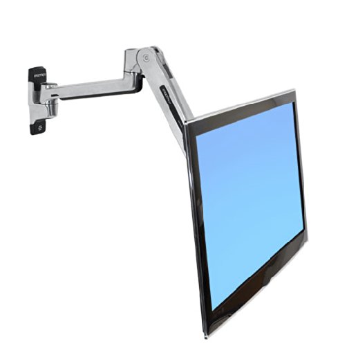 Ergotron Polished Sit Stand Wall Mount LCD Arm