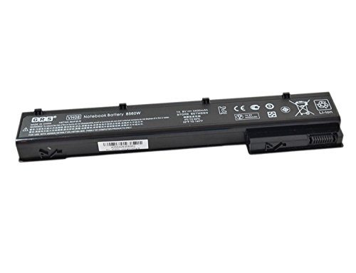 GRS Notebook Akku für Hp EliteBook 8560w, 8760w, 8560P, 8460p, 8470p, 8570p, ersetzt: 632425-001, HSTNN-IB2P, QK641AA, HSTNN-I93C, 632114-141, VH08XL, HSTNN-LB2P, HSTNN-F10C, 632113-151, HSTNN-IB2Q, Laptop Batterie 4400mAh 14,8V - 3