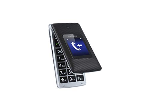 MYPHONE Tango 3G Negro Plata MÓVIL Senior Dual SIM 2.4'' CÁMARA 2MP Bluetooth MICROSD BOTÓN SOS
