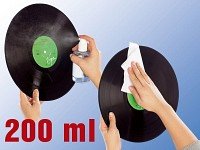 Dynavox Platten-Reinigungs-Set: 200 ml Sprühreiniger + Tuch - 4
