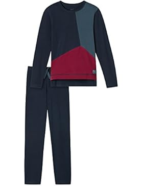 Schiesser Jungen Zweiteiliger Schlafanzug Anzug Lang