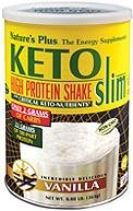 Nature'S Plus Ketoslim Vanilla Shake With Critical Keto Nutrients 0.8 Lb Powder