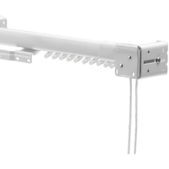 Swish Ultrak Metal Extendable Corded Curtain Track Set White 71