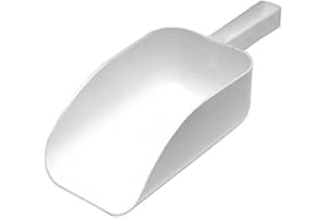 Genware NEV-SC7 Scoop, All Purpose, 7", 1 L Capacity, White