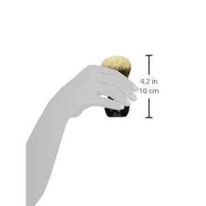 da Vinci SHAVING BRUSH / badger hair / Ø 25 mm / with plexi holder / handmade in germany - Image 6