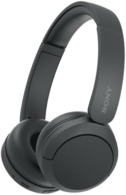 Sony WH-CH520 | Cuffie Wireless, Connessione Multipoint, con Microfono, Fino a 50 ore di durata della batteria con Ricarica rapida - Nero