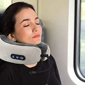 RADISSON Neck Pain & Stress Relief Shiatsu Massager - Memory Foam Travel Pillow