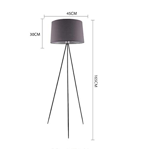 Preisvergleich Produktbild ChuanHan Hldd Fabric Stehleuchte, Schlafzimmer Wohnzimmer Arbeitslampe Nordic Modern Minimalistisch Eisen Stehleuchte Sofa Lampe Couchtisch Lampen Höhenverstellbar Abnehmbar mit Schalterboden L