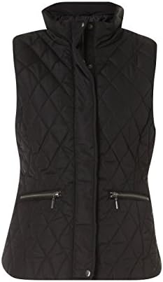 Yest Black Quilted Waistcoat 14 Black
