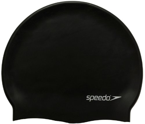 Speedo Palin Silicone - Gorro de nataci n para hombre color negro
