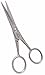 Moustache & Beard Scissors, Nose & Ear Scissors, 4.5'' (11.43 cm) Men's Grooming Scissors by Candure®
