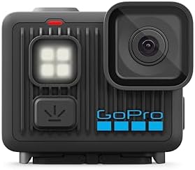GoPro LIT HERO - Action camera leggera, compatta e impermeabile con luce integrata, video Ultra HD 4K60, foto da 12 MP, touch screen, stabilizzazione HyperSmooth