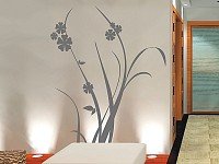 infactory Wand-Tattoo „Sommergräser“ 200 cm hoch - 5