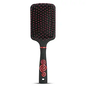 AGARO Royal Paddle Hair Brush, Black and Red