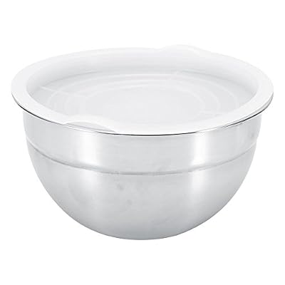 Yosoo 5 formats saladiers en Acier Inoxydable avec Couvercle Cuisson saladiers de Cuisine Outils Bol de Cuisine 22